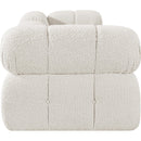  Manufacturer Color_Cream -- Ames 102" Cream Boucle Fabric Upholstered 3 pc Modular Sofa IMAGE 5