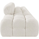  Manufacturer Color_Cream -- Ames 170" Cream Boucle Fabric Upholstered 5 pc Modular Sofa IMAGE 5