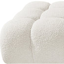  Manufacturer Color_Cream -- Ames 170" Cream Boucle Fabric Upholstered 5 pc Modular Sofa IMAGE 8