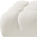  Meridian Ames 170" Cream Boucle Fabric Upholstered 5 pc Modular Sofa IMAGE 8