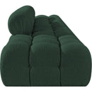  Manufacturer Color_Green -- Ames 170" Green Boucle Fabric Upholstered 5 pc Modular Sofa IMAGE 5