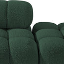  Manufacturer Color_Green -- Ames 170" Green Boucle Fabric Upholstered 5 pc Modular Sofa IMAGE 7