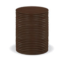  Meridian Nobi Brown Concrete Indoor/Outdoor End Table IMAGE 1