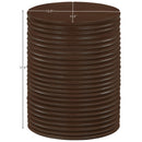  Meridian Nobi Brown Concrete Indoor/Outdoor End Table IMAGE 6