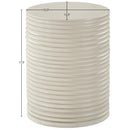 Meridian Nobi Taupe Concrete Indoor/Outdoor End Table IMAGE 6