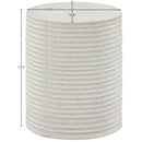  Meridian Nobi Terrazzo Concrete Indoor/Outdoor End Table IMAGE 6