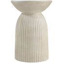  Meridian Opani Beige Concrete Indoor/Outdoor End Table IMAGE 3