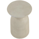  Meridian Opani Beige Concrete Indoor/Outdoor End Table IMAGE 4