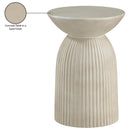  Meridian Opani Beige Concrete Indoor/Outdoor End Table IMAGE 7