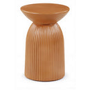  Meridian Opani Terracotta Concrete Indoor/Outdoor End Table IMAGE 1