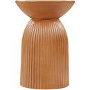  Meridian Opani Terracotta Concrete Indoor/Outdoor End Table IMAGE 3