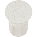  Meridian Opani Terrazzo Concrete Indoor/Outdoor End Table IMAGE 4
