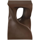  Meridian Jula Brown Concrete Indoor/Outdoor End Table IMAGE 3