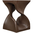  Meridian Jula Brown Concrete Indoor/Outdoor End Table IMAGE 4