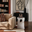  Meridian Jula Terrazzo Concrete Indoor/Outdoor End Table IMAGE 2