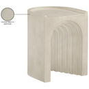  Meridian Avenda Beige Concrete Indoor/Outdoor End Table IMAGE 10