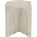  Meridian Avenda Beige Concrete Indoor/Outdoor End Table IMAGE 3