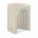  Meridian Avenda Taupe Concrete Indoor/Outdoor End Table IMAGE 1