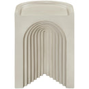  Meridian Avenda Taupe Concrete Indoor/Outdoor End Table IMAGE 3
