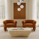  Meridian Rockford Beige Concrete Indoor/Outdoor Coffee Table IMAGE 2