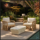  Meridian Rockford Taupe Concrete Indoor/Outdoor Coffee Table IMAGE 10
