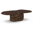  Meridian Branna Brown Concrete Indoor/Outdoor Coffee Table IMAGE 1