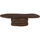  Meridian Branna Brown Concrete Indoor/Outdoor Coffee Table IMAGE 3