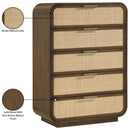  Meridian Windsor Brown Solid Wood Chest IMAGE 10