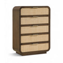  Color_Brown -- Windsor Brown Solid Wood Chest IMAGE 1
