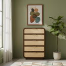  Color_Brown -- Windsor Brown Solid Wood Chest IMAGE 2
