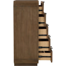 Meridian Windsor Brown Solid Wood Chest IMAGE 6