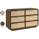  Meridian Windsor Brown Solid Wood Dresser IMAGE 10