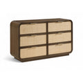  Color_Brown -- Windsor Brown Solid Wood Dresser IMAGE 1