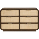  Color_Brown -- Windsor Brown Solid Wood Dresser IMAGE 3