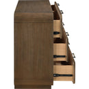  Color_Brown -- Windsor Brown Solid Wood Dresser IMAGE 6