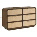  Color_Brown -- Windsor Brown Solid Wood Dresser IMAGE 9