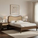  Meridian Windsor Brown Solid Wood Full Bed IMAGE 2