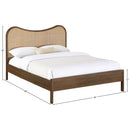  Meridian Windsor Brown Solid Wood Full Bed IMAGE 9