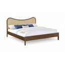  Color_Brown  Size_King  -- Windsor Brown Solid Wood King Bed IMAGE 1