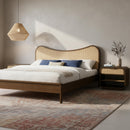  Color_Brown  Size_King  -- Windsor Brown Solid Wood King Bed IMAGE 2