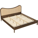 Color_Brown  Size_King  -- Windsor Brown Solid Wood King Bed IMAGE 6