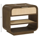  Color_Brown -- Windsor Brown Solid Wood Nightstand IMAGE 10
