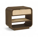  Color_Brown -- Windsor Brown Solid Wood Nightstand IMAGE 1