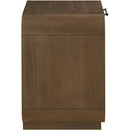  Color_Brown -- Windsor Brown Solid Wood Nightstand IMAGE 4