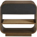  Color_Brown -- Windsor Brown Solid Wood Nightstand IMAGE 6