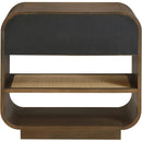  Meridian Windsor Brown Solid Wood Nightstand IMAGE 6