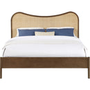  Meridian Windsor Brown Solid Wood Queen Bed IMAGE 3