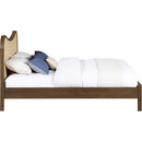  Color_Brown  Size_Queen  -- Windsor Brown Solid Wood Queen Bed IMAGE 4