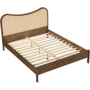  Color_Brown  Size_Queen  -- Windsor Brown Solid Wood Queen Bed IMAGE 6