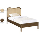  Color_Brown  Size_Twin  -- Windsor Brown Solid Wood Twin Bed IMAGE 10